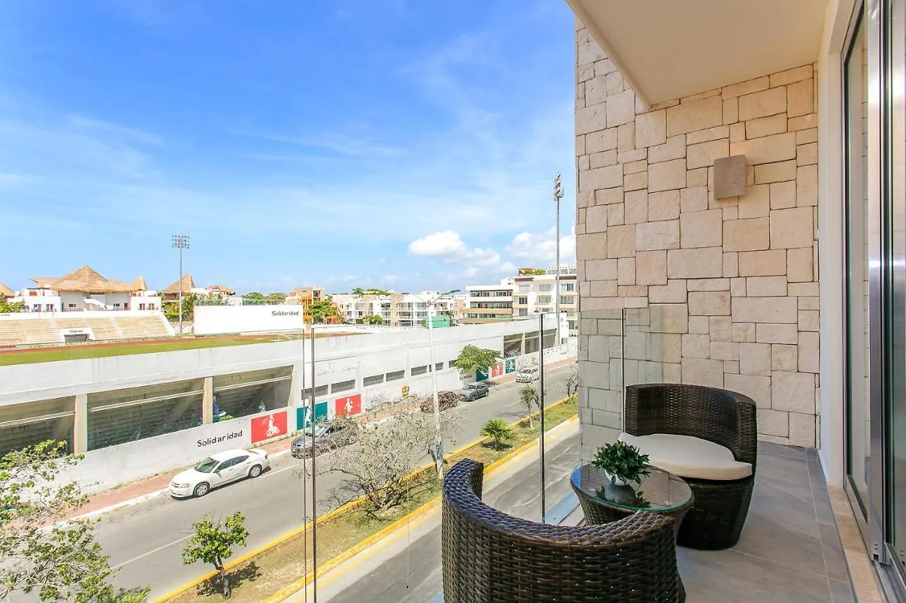 Stunning Marea With Stellar Oceanview Rooftop Pool! Playa del Carmen Apartment